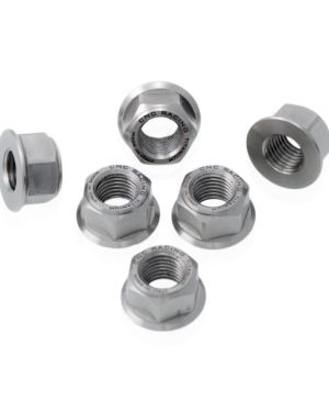 CNC Racing Titanium Flange Nuts (Set of 6) M10x1.0 – Ducati