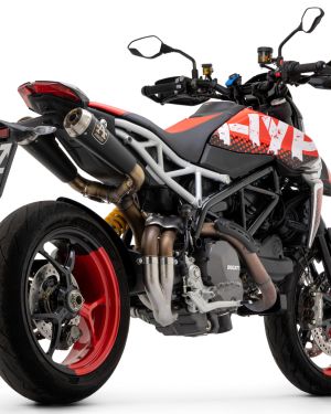 Arrow Pro-Race Stainless Steel Nichrom “Dark” Silencers (left + right) – Ducati Hypermotard 950 / 950 SP (2022)