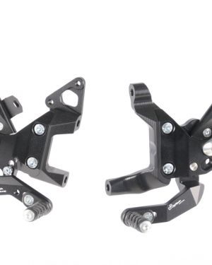 LighTech  – Fixed Footpegs – Ducati Panigale 899 / 1199 / 1299 – Reverse Shift Rear Sets