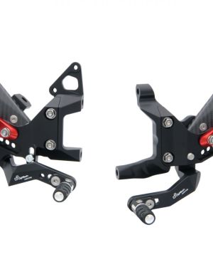 LighTech  – R Series Version Footpegs – Ducati Panigale 899 / 1199 / 1299 – Reverse Shift Rear Sets