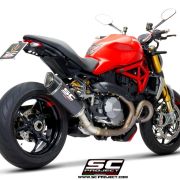 SC-Project Ducati Monster 1200 (17-18) & 1200R (16-18) SC1-R Carbon Fiber Exhaust