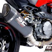 SC-Project Ducati Monster 1200 (17-18) & 1200R (16-18) SC1-R Carbon Fiber Exhaust