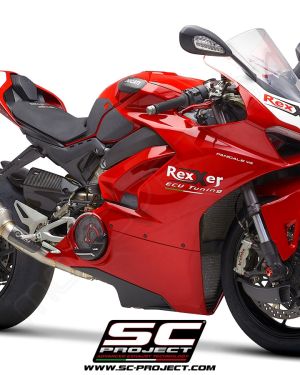 SC Project SC1-R Carbon Fiber Exhaust System – Ducati Panigale V4 / V4S / V4R