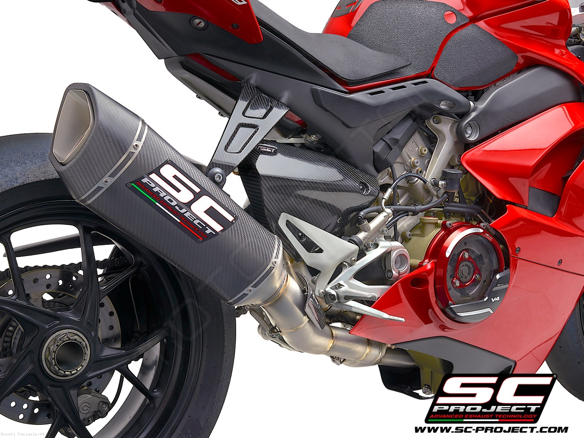 SC Project SC1-R Carbon Fiber Exhaust System – Ducati Panigale V4 / V4S / V4R