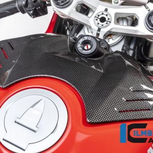 Ilmberger Carbon Upper Tank Cover (Gloss) - Ducati Panigale V4 / V4S / V4R