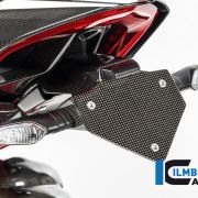 Ilmberger Carbon License Plate Mount (Gloss) – Ducati Panigale V4 / V4S / V4R