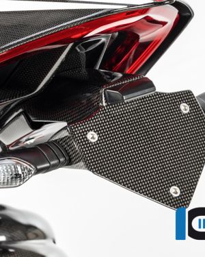 Ilmberger Carbon License Plate Mount (Gloss) – Ducati Panigale V4 / V4S / V4R