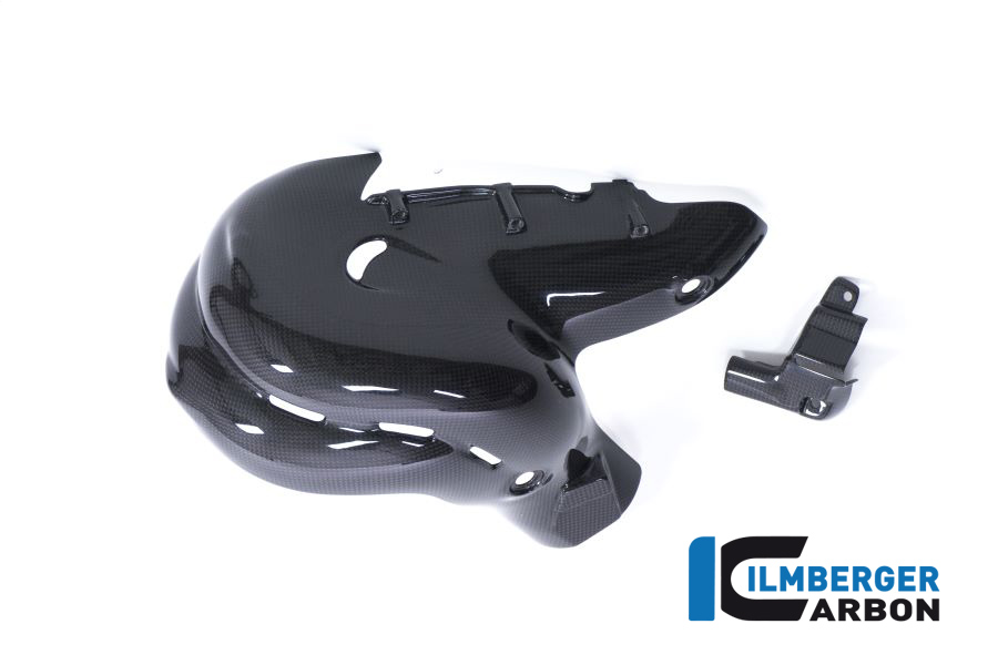 Ilmberger Carbon Exhaust Cover (Gloss) – Ducati Panigale V4 / V4S