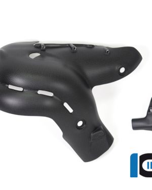 Ilmberger Carbon Exhaust Cover (Matte) – Ducati Panigale V4 / V4S