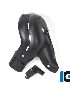 Ilmberger Carbon Exhaust Cover (Matte) – Ducati Panigale V4 / V4S