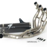 Graves Motorsports Yamaha Full Titanium Exhaust w/ Carbon silencer – FZ-09 (2014-2016) / FJ-09 (2015-2020) / XSR900 (2017-2020) / MT-09 (2018-2020)