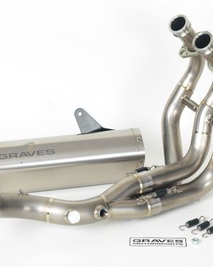 Graves Motorsports Yamaha Full Titanium Exhaust  w/ Titanium Silencer – XSR900 (2017-2020) / FZ-09 (2014-2016) / MT-09 (2018-2020) / FJ-09 (2015-2020)