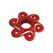 CNC Racing NEW STYLE Bi-Color 6-Hole Rear Sprocket Flange – Ducati Panigale V4 and Streetfighter V4