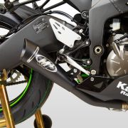 M4 FULL SYSTEM WITH BLACK GP19 CANISTER 2009-2024 Kawasaki ZX-6R