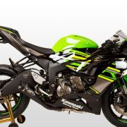 M4 FULL SYSTEM WITH BLACK GP19 CANISTER 2009-2024 Kawasaki ZX-6R