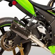 M4 FULL TITANIUM SYSTEM WITH TECH1 CARBON FIBER CANISTER 2016-2023 Kawasaki ZX-10R