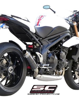 SC-Project GP M2 Low Mount Slip On (Single Muffler) Triumph Speed Triple / R 2011-2015