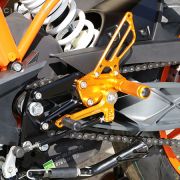 Sato Racing Adjustable Rearsets- GP Shift – 2015-2019 KTM RC390 / RC125