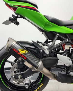 Graves Motorsports Cat-Back Carbon Slip-On – Kawasaki ZX-4RR (2023)