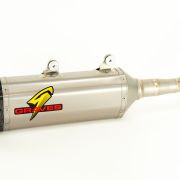 Graves Motorsports KTM – Husqvarna – Gas Gas Titanium Slip-on Exhaust – Carbon End Cap (350cc-450cc)