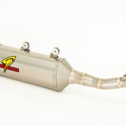 Graves Motorsports KTM – Husqvarna – Gas Gas Titanium Slip-on Exhaust – Carbon End Cap (350cc-450cc)