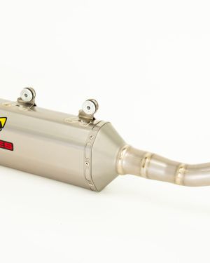 Graves Motorsports KTM – Husqvarna – Gas Gas Titanium Slip-on Exhaust – Carbon End Cap (350cc-450cc)