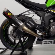 Graves Motorsports Full LINK Titanium / Carbon WORKS2 Exhaust – 2019+ Kawasaki Ninja ZX-6R