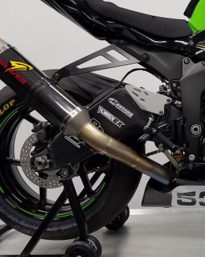 Graves Motorsports Full LINK Titanium / Carbon WORKS2 Exhaust – 2019+ Kawasaki Ninja ZX-6R