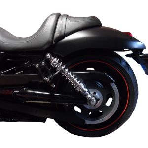 Bitubo Road Rear Twin Shocks For Harley Davidson V-ROD N.R. Special 2007 - 2016 ( 321mm ) ( Chrome )