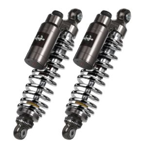 Bitubo Road Rear Twin Shocks ( Piggy Back Tank ) For Harley Davidson V-ROD N.R. Special 2007 - 2016 ( 321mm ) ( Chrome Springs )