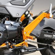 Sato Racing Adjustable Rearsets + Tandem Brackets – GP Shift – 2016-2019 Honda MSX125SF Grom