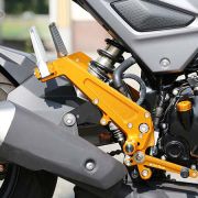 Sato Racing Adjustable Rearsets + Tandem Brackets – GP Shift – 2016-2019 Honda MSX125SF Grom