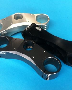 IMA Special Parts EVO Adjustable Triple Clamp, W/ Ignition Mount – Aprilia, BMW, Suzuki, Yamaha