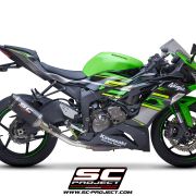 SC-Project Central Titanium Link Pipe | Kawasaki ZX-6R 636 (2019-2023)