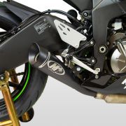 M4 Slip-On Exhaust with Black GP19 Canister | Kawasaki ZX-6R (2009-2024)