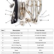 M4 Full System Exhaust with Black GP19 Canister – Kawasaki ZX-10R (2021-2023)