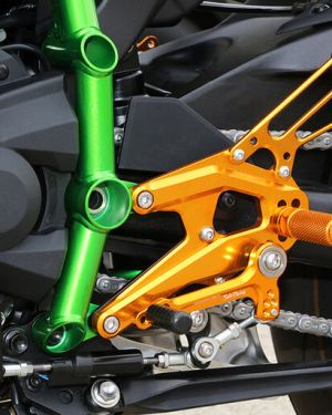Sato Racing Adjustable Rearsets – 2018-2019 Kawasaki Ninja H2