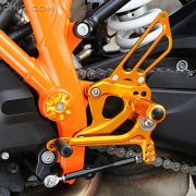 Sato Racing Adjustable Rearsets – 2014-2019 KTM SuperDuke R / GT