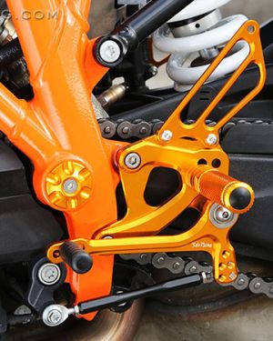 Sato Racing Adjustable Rearsets – 2014-2019 KTM SuperDuke R / GT