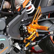 Sato Racing Adjustable Rearsets – 2017-2019 KTM 390 Duke