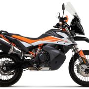 Arrow Sonora Titanium “Dark”  Silencer With Carbon End Cap – 2019-2022 KTM 790 890 Adventure / Adventure R