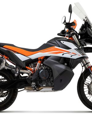 Arrow Sonora Titanium “Dark”  Silencer With Carbon End Cap – 2019-2022 KTM 790 890 Adventure / Adventure R