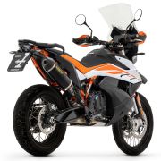 Arrow Sonora Titanium “Dark”  Silencer With Carbon End Cap – 2019-2022 KTM 790 890 Adventure / Adventure R