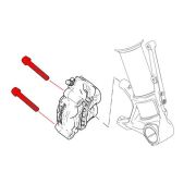 CNC Racing Titanium Radial Caliper Bolt Kit – Ducati Panigale V4 and Streetfighter V4