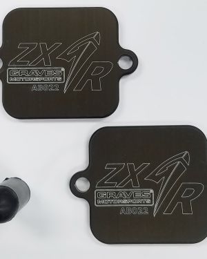 Graves Motorsports Kawasaki Ninja ZX4-RR / ZX6-R / ZX-10R Smog Block Off Plates