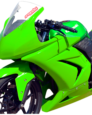 Hotbodies Racing Race Bodywork  2008-2012 Kawasaki Ninja 250 (Colorform Green)