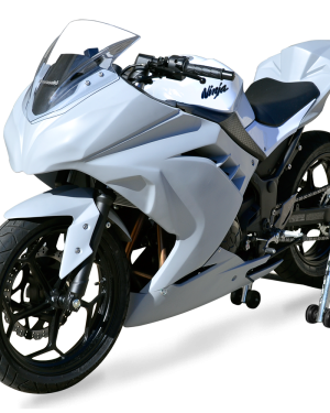 Hotbodies Racing Race Bodywork  2013-2017 Kawasaki Ninja 300 (Primer Grey)