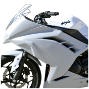 Hotbodies Racing Race Bodywork  2013-2017 Kawasaki Ninja 300 (Primer Grey)