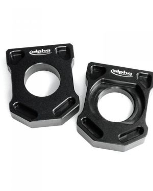 Alpha Racing Axle Adjuster Blocks for  2009-2014 BMW S1000RR / HP4