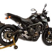 M4 ALL BLACK FULL SYSTEM W/ RM1 STYLE CANISTER – 2014-2020 Yamaha FZ-09/MT-09, 2016-2021 Yamaha XSR900